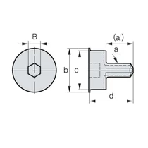 CBP100-IN-25.4 Hűtő csavar