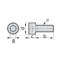 SB0825 Imbusz csavar