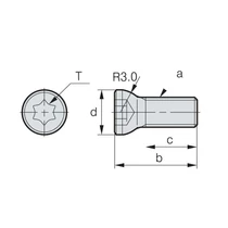 PTKA0411-R3 Csavar