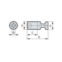 VHX0613A Csavar