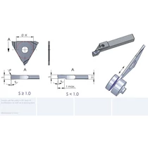 L.DED.0805.00/CN45F leszúrólapka élletörés nélkűl