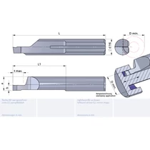 L620.1506-20/K10F Ultramini keményfém homlokbeszúró betét