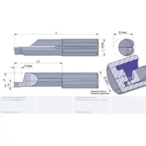 R010.1006-10/AL41F Ultramini keményfém homlokbeszúró betét
