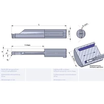 L012.2010-15/AL41F Ultramini keményfém homlokbeszúró betét