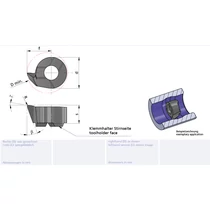 LS09.2055.02/AL41F Minicut keményfém furatkés betét