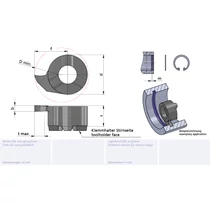 LS008.0070/AL41F Minicut keményfém beszúró furatkés betét