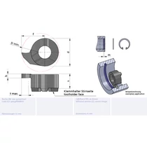RS011.0160/AL41F Minicut keményfém beszúró furatkés betét