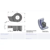 RS65.200.00/AL41F Minicut keményfém beszúró furatkés betét