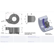 LS11.079.02/AL41F Minicut keményfém beszúró furatkés betét
