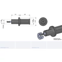 NHU.0020.1 üregelő betét befogó