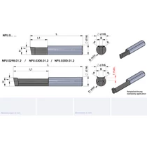 NPU.0198.01.1/AL41F üregelő betét Dmin = 6 mm