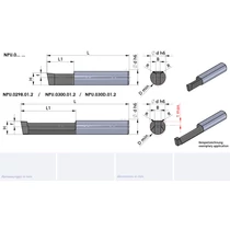 NPU.020D.01.1/AL41F üregelő betét Dmin = 6 mm