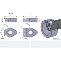 NPV.0813.105/AL41F üregelő lapka