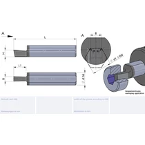 NPU.SW25.25.01/AL41 hatszög üregelő betét SW 2,5