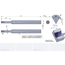 MA8.VP100-25/P18C p=1.0 ISO Metric keményfém menetmaró