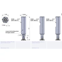 ZH28.2014.35.A.ST cserélhetőfejes acél marószár HA