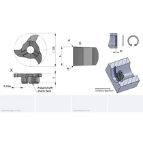 Z18.0238.02/AL41F B=2.39 cserélhető beszúrófej