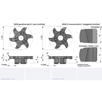 Z628.X600.02/AL41F B=6.0 cserélhető beszúrófej