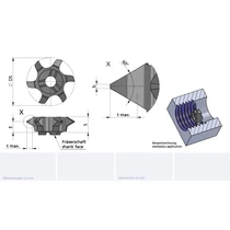 Z614.0815.01/AL41F M18 p=1.5-2.75 belső cserélhető menetmarófej