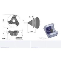 Z16.0720.01/AL41F M18 p=1.0-2.0 belső cserélhető menetmarófej