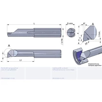 RF050.6-30/P18C-NH Ultramini carbide boring insert