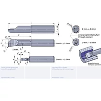 RX050.2-10R05/P18C Ultramini keményfém furatkés betét