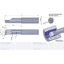 LX050.4-16R10/P18C Ultramini carbide boring insert