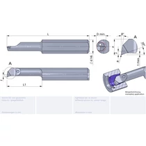 RP53.4-10/P04C Ultramini keményfém furatkés betét