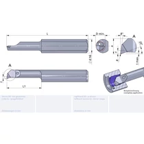 RP55.2-5/P04C Ultramini keményfém furatkés betét