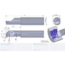 RP50.5-10C/P04C Ultramini keményfém furatkés betét