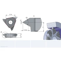 514.3260.01 ISO metric menetmaró lapka