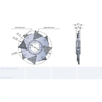 590.0125.40.6 tárcsamaró Ø40 Z6/6