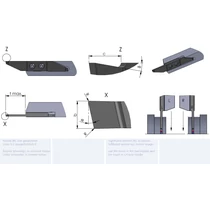 LZW16.20160605/K10F esztergalapka hosszesztergához