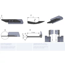 RZW19.25160605/K10F esztergalapka hosszesztergához
