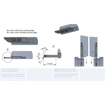 RZW1B.201015GS/K10F esztergalapka hosszesztergához