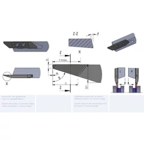 RZW52.08047000/P18C esztergalapka hosszesztergához