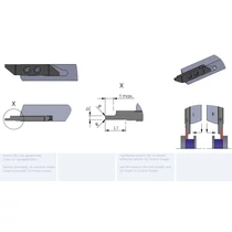 LZW60.20400005/K10F esztergalapka hosszesztergához
