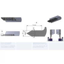RZW94.TP6006/K10F esztergalapka hosszesztergához