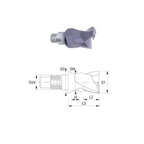 38102160 D16 Z2 TIALN keményfém cserélhető marófej