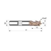 28716000 D16 Z4 Duocon HA keményfém maró