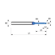 57020034 D2 Z2 NanoCon HA keményfém másoló maró