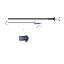 90012000 D12 Z4 TIALN HA keményfém előre- és hátra élletörő szerszám