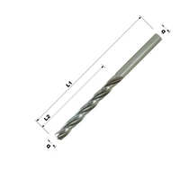 Háromélű csigafúró 1173 D9,00 HSS-Co5 köszörült DIN338