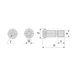 Imagine 2/2 - 1204-M8X0.75X26 Csavar