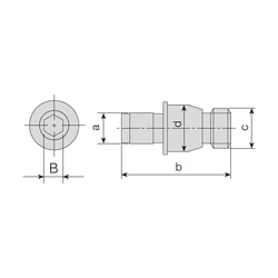 Imagine 2/2 - AEV-01-M6x16 Csavar