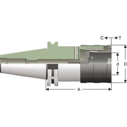 Kép 2/2 - Gyorsan cserélhető menetfúró tokmány