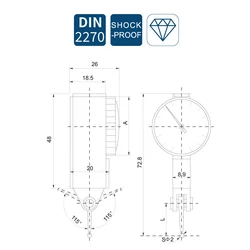 Kép 2/2 - 5221-1140-A Szögtapintós mérőóra 0