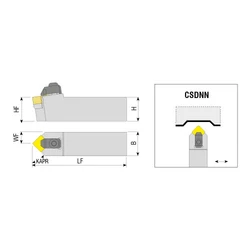 Kép 2/2 - CSDNN 2525 M1207C esztergakés