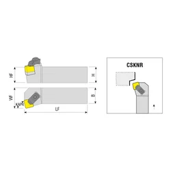 Kép 2/2 - CSKNL 2525 M1207C esztergakés