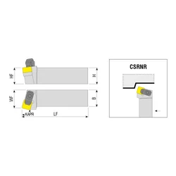 Kép 2/2 - CSRNR 3232 P1207C esztergakés